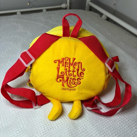 Little Miss Sunshine Backpack Mr. Men 2008 Smiley Face Plush Bag MGK Concert main image 8